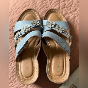 Patrizia Wedge Sandal - Size 7